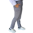 zittro Pantalón Chef Hombre"pata de gallo". Bco/Ngo R91103-010