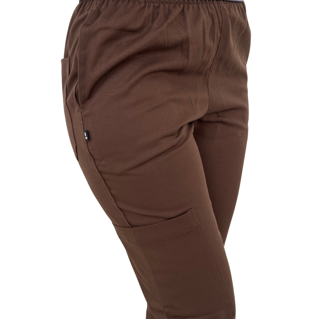 zittro Pantalón Chef Mujer. Chocolate R91204-200