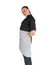 zittro Medio mandil delantal chef Gris Perla. R92351-010