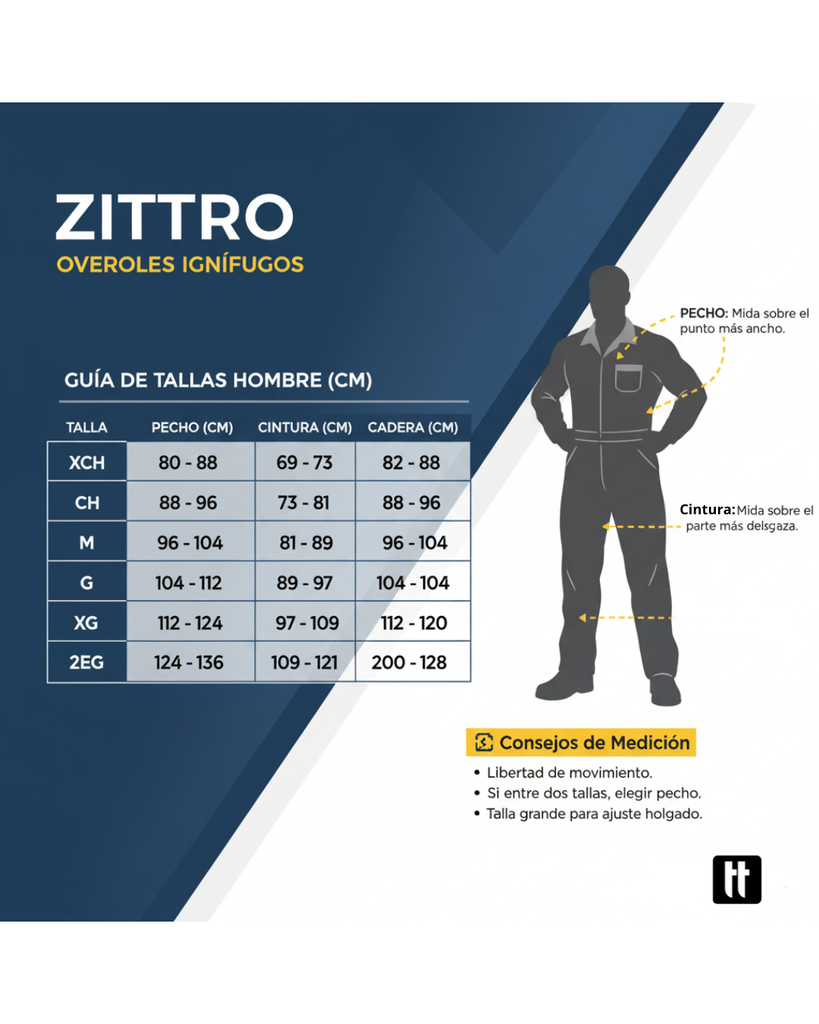 zittro Overol Ignífuga I10331-444