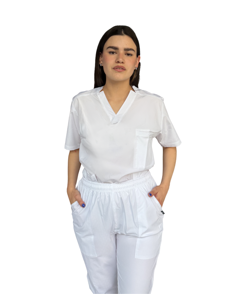 [M80203 100 ECH] zittro Filipina Médica Dry Mujer Blanco (ECH)