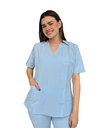 zittro Filipina Médica Mujer Básica Azul Cielo M80203- 441