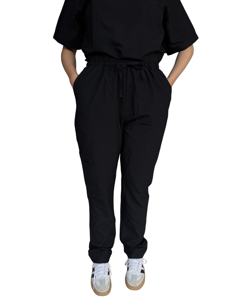 [M81203 001 ECH] zittro Pantalón Médico Dry Mujer Jogger Negro (ECH)