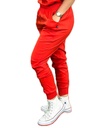 zittro Pantalón Médico Lycra Jogger Mujer Rojo