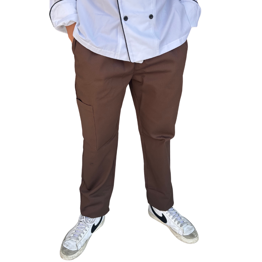 [R91104-200 ECH] zittro Pantalón Chef Chocolate Hombre (ECH)