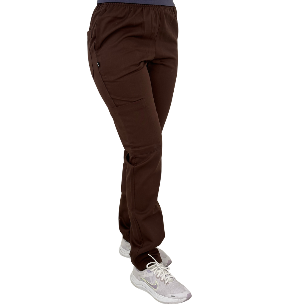 [R91204-200 ECH] zittro Pantalón Chef Chocolate Mujer (ECH)
