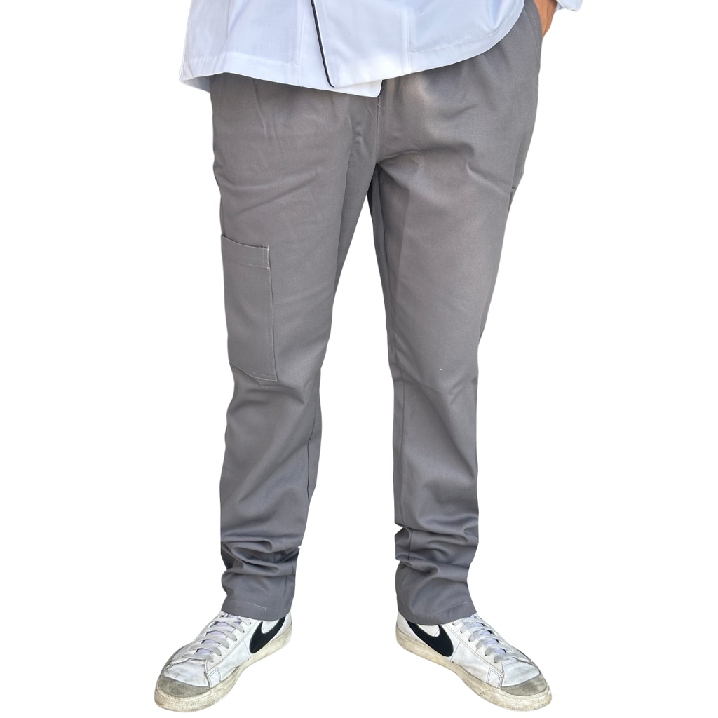 [R91105-000 ECH] zittro Pantalón Chef Gris Oxford Hombre (ECH)