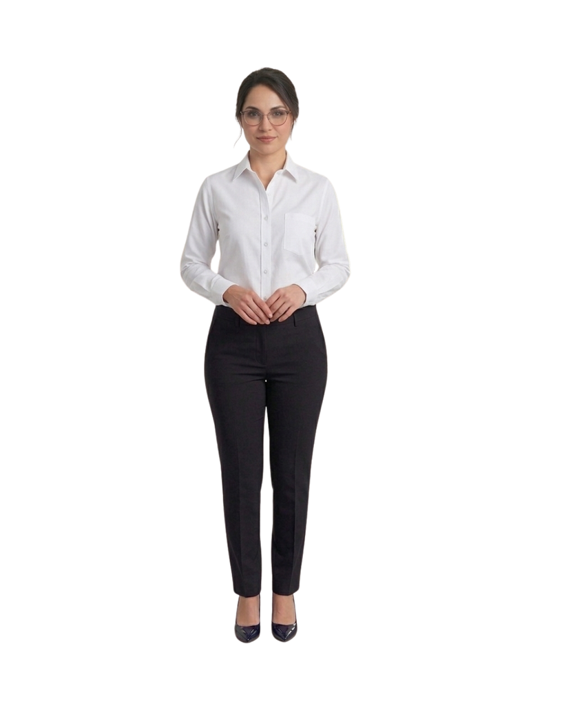 zittro Blusa Administrativa Oxford ML