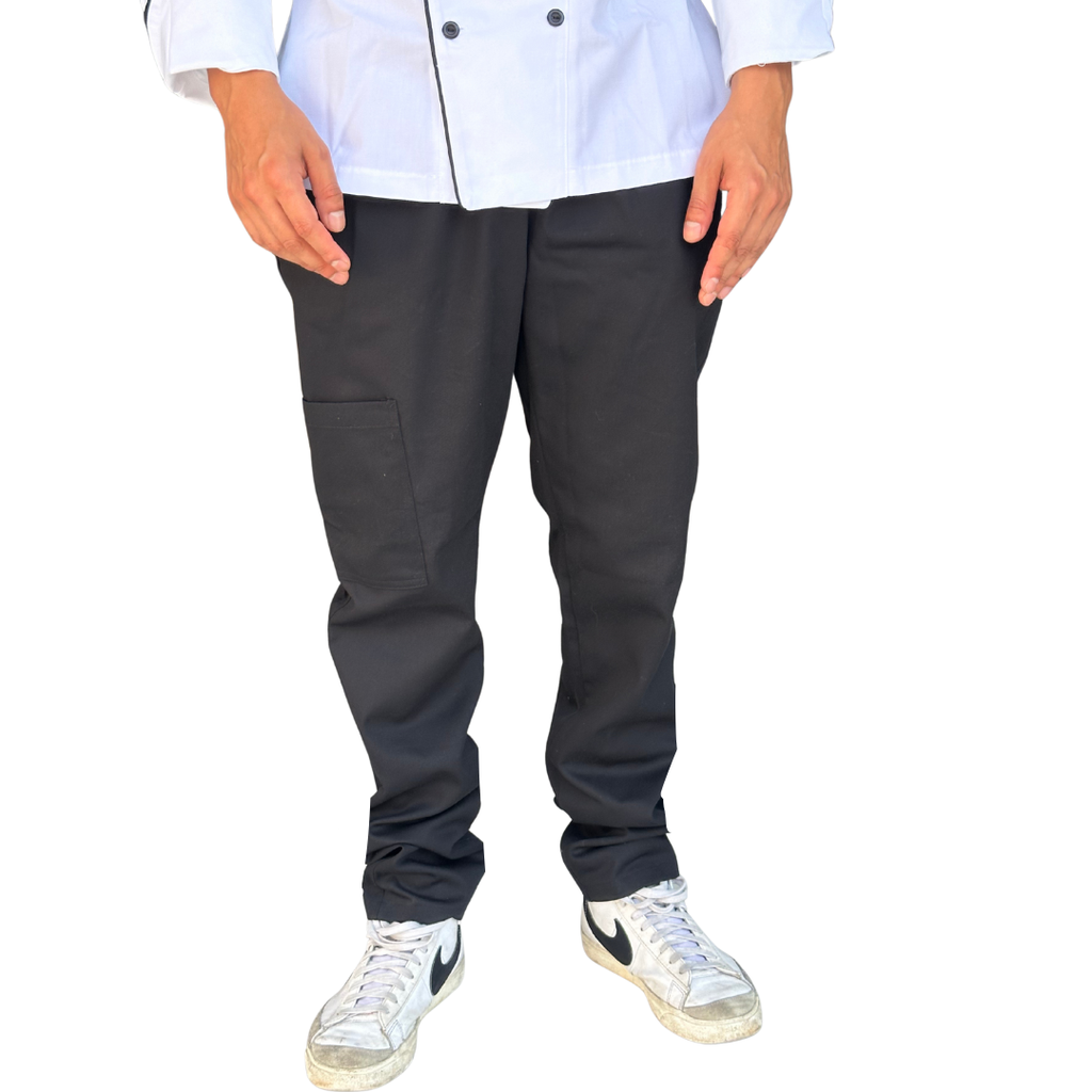 [R91101 001 ECH] zittro Pantalón Chef Negro Hombre (ECH)
