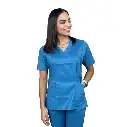 zittro Filipina Médica Lycra Mujer Azul Medio