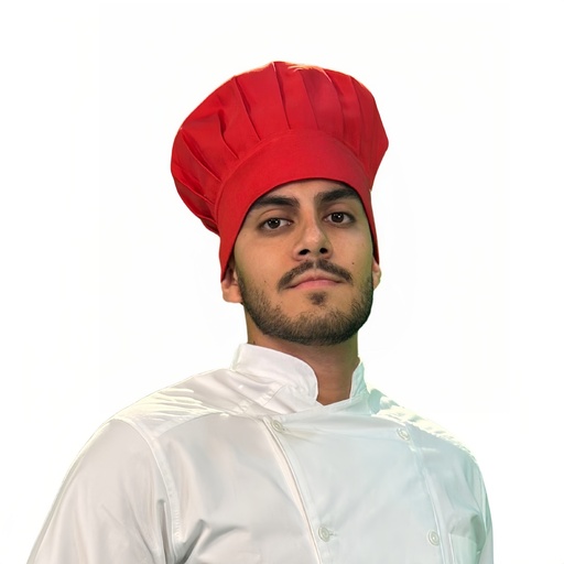 [R93301-600] zittro Gorro Pastelero Rojo