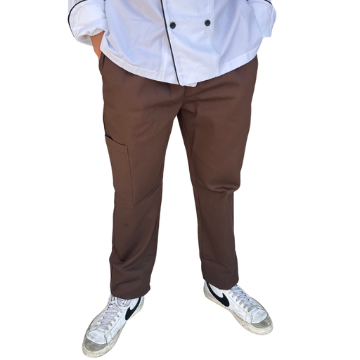 zittro Pantalón Chef Hombre. Chocolate R91104-200